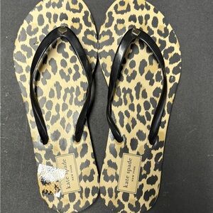 Kate Spade New York Nova Leopard Print Thong Sandal